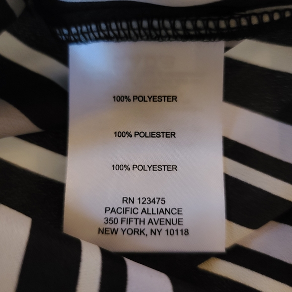 JONES NEW YORK Stripped Button Down Top - Picture 7 of 8